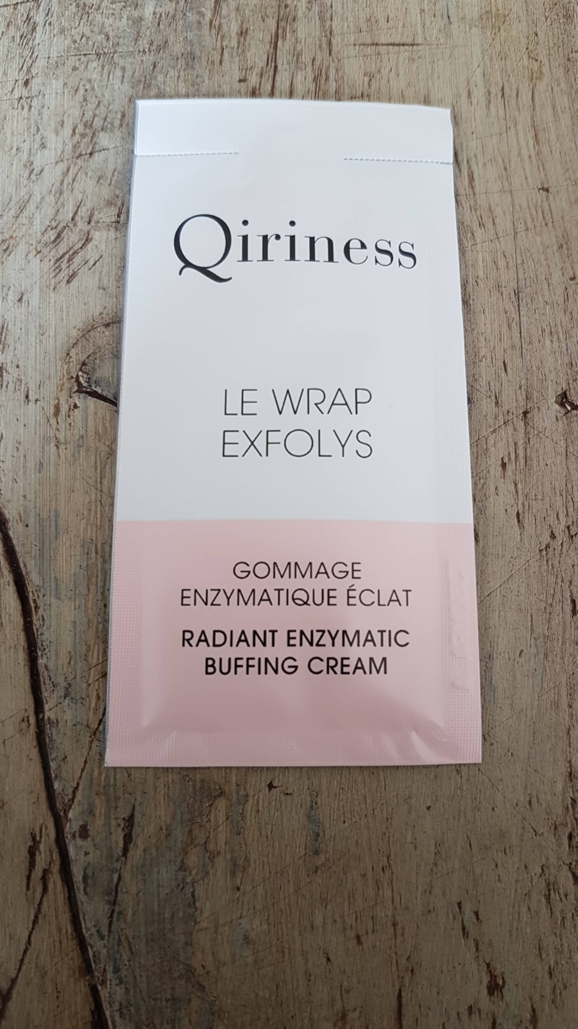 QIRINESS - Le Wrap Exfolys - Gomamge enzymatique éclat