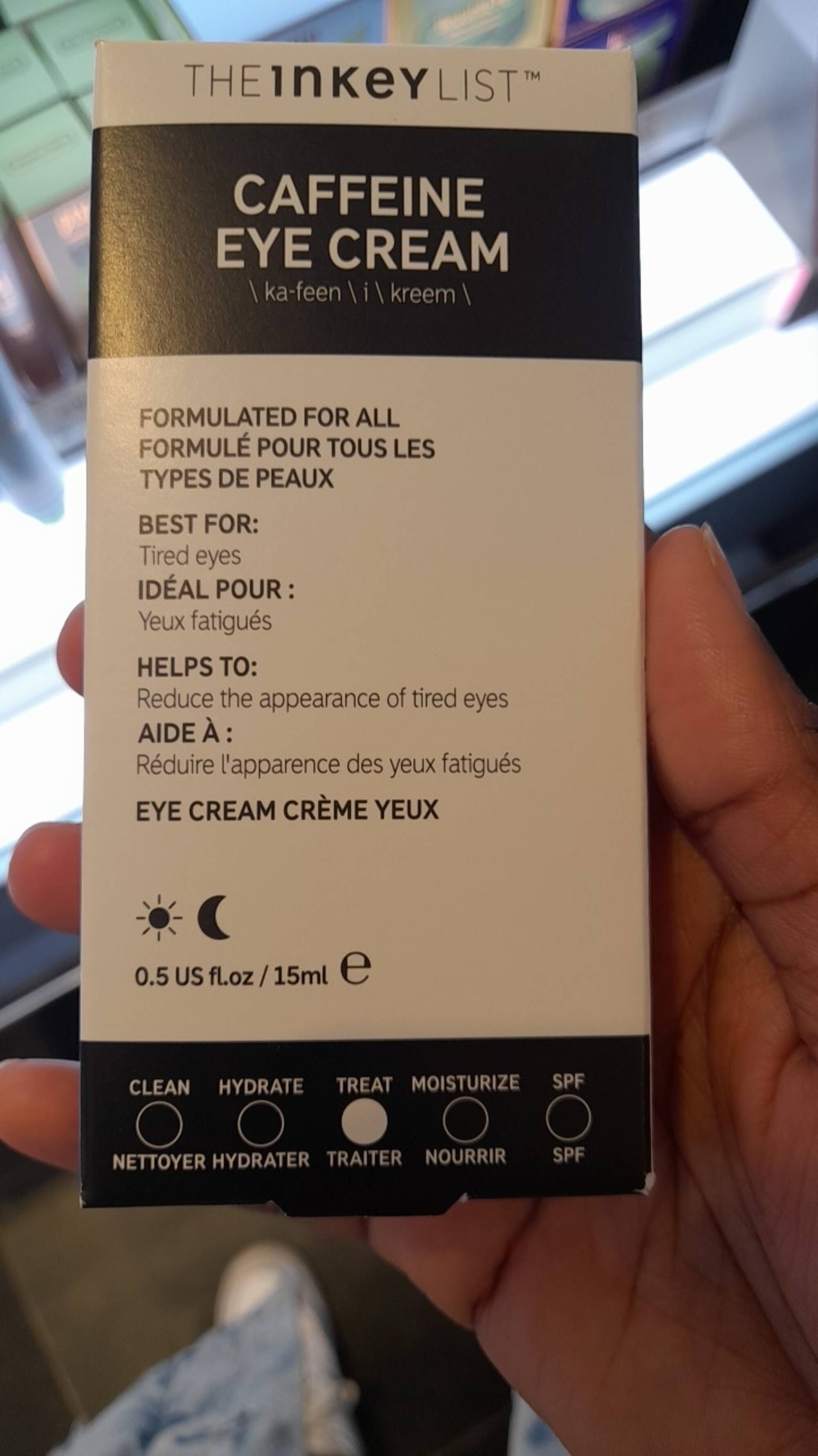 THE INKEY LIST - Caffeine crème yeux