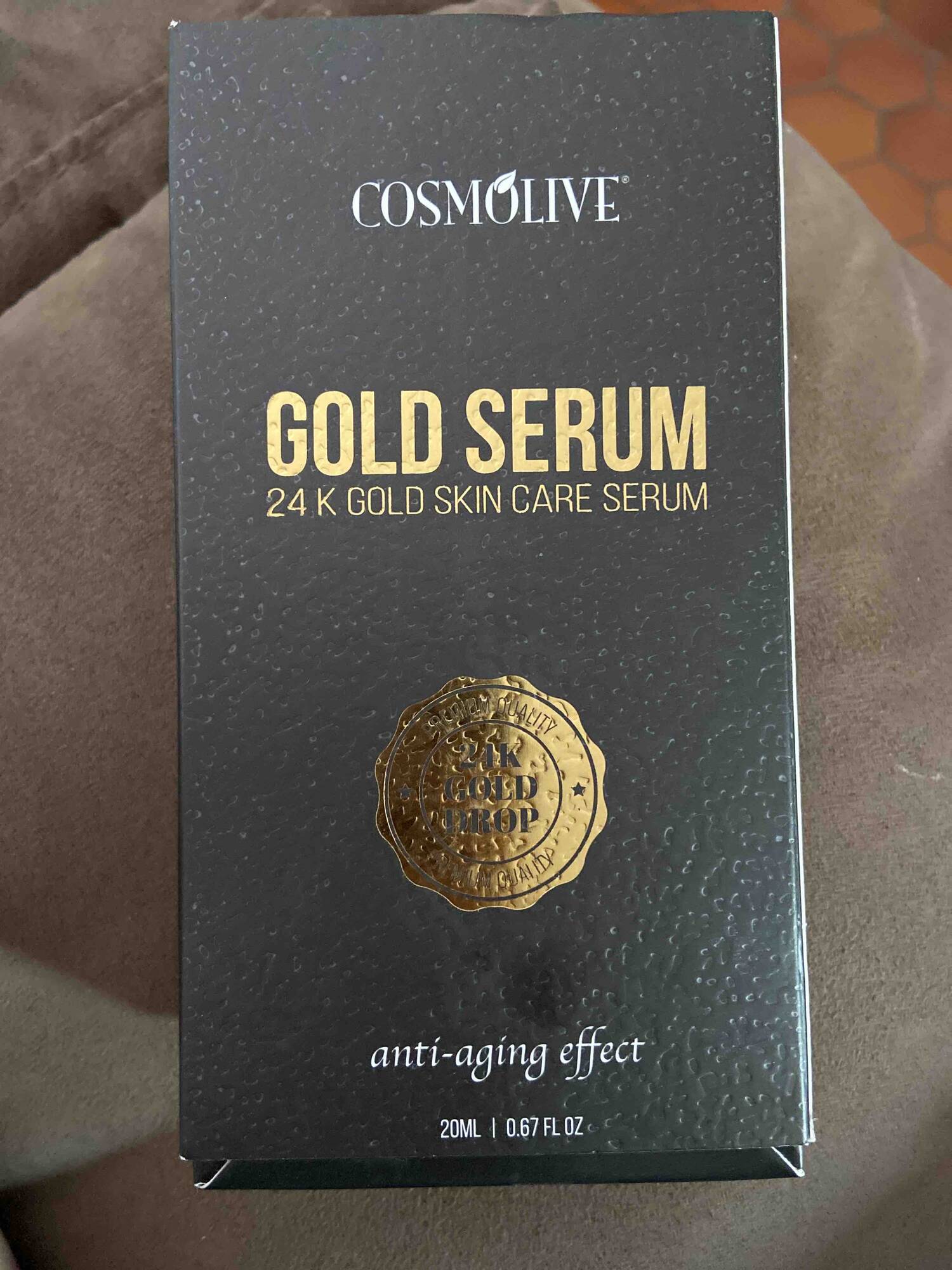 COSMOLIVE - Gold sérum - Anti-aging effect