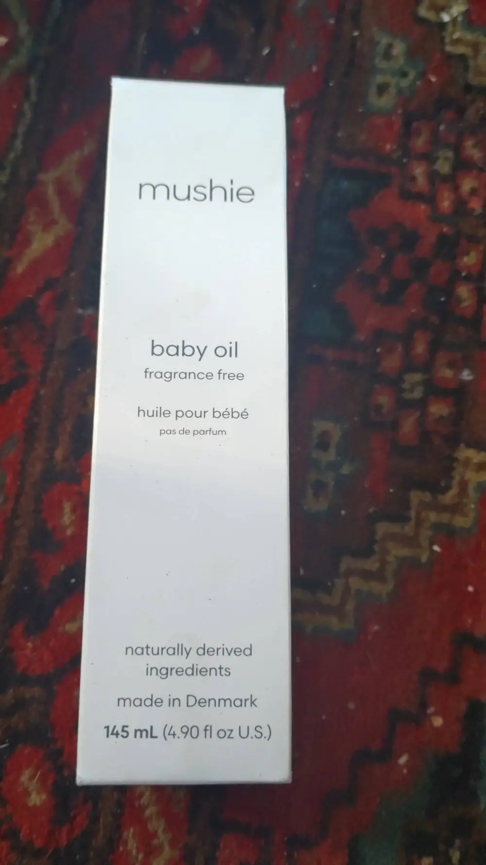 MUSHIE - Huile pour bébé pas de parfum