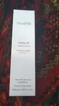 MUSHIE - Huile pour bébé pas de parfum