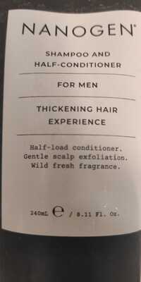 NANOGEN - Shampoo and half-conditioner for men