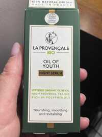 LA PROVENÇALE - Oil of youth - Night serum