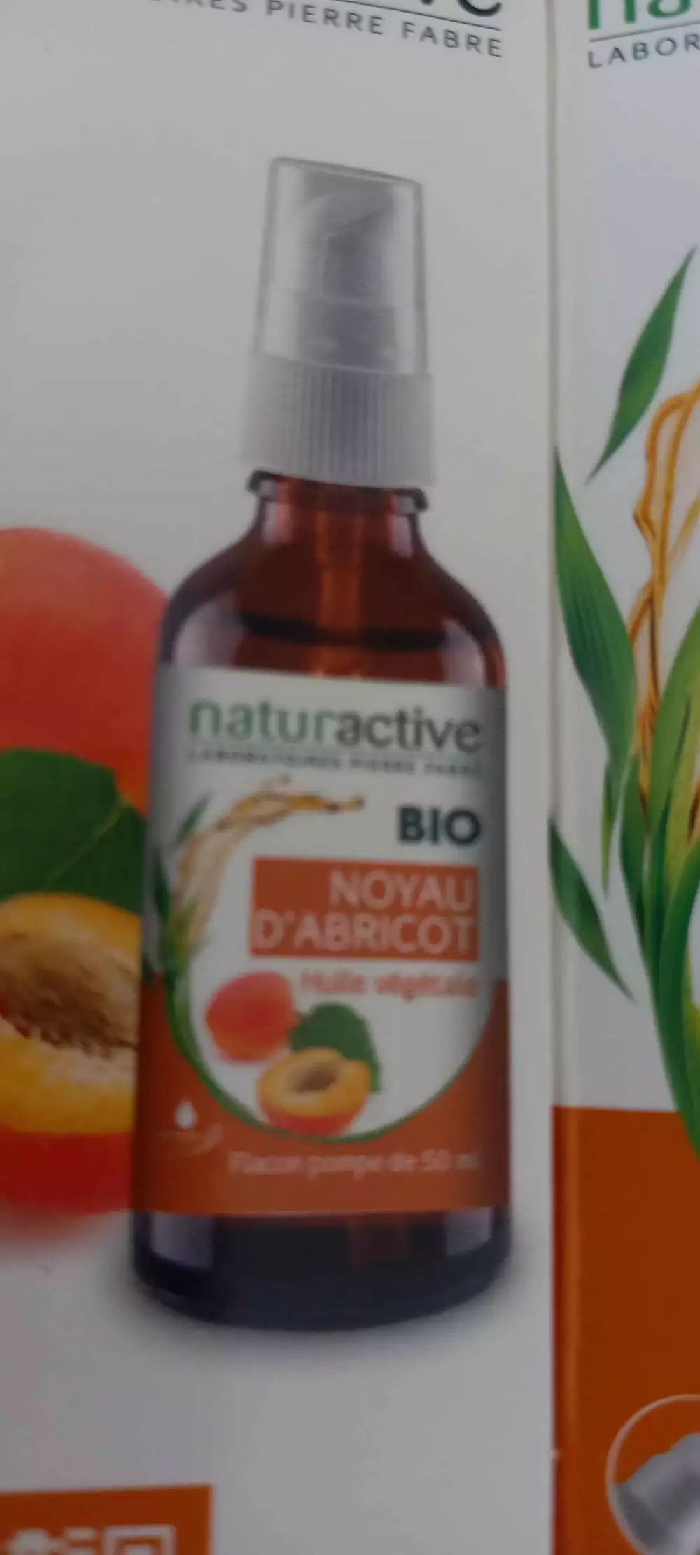 NATURACTIVE - Bio noyau d'abricot - Huile végétale