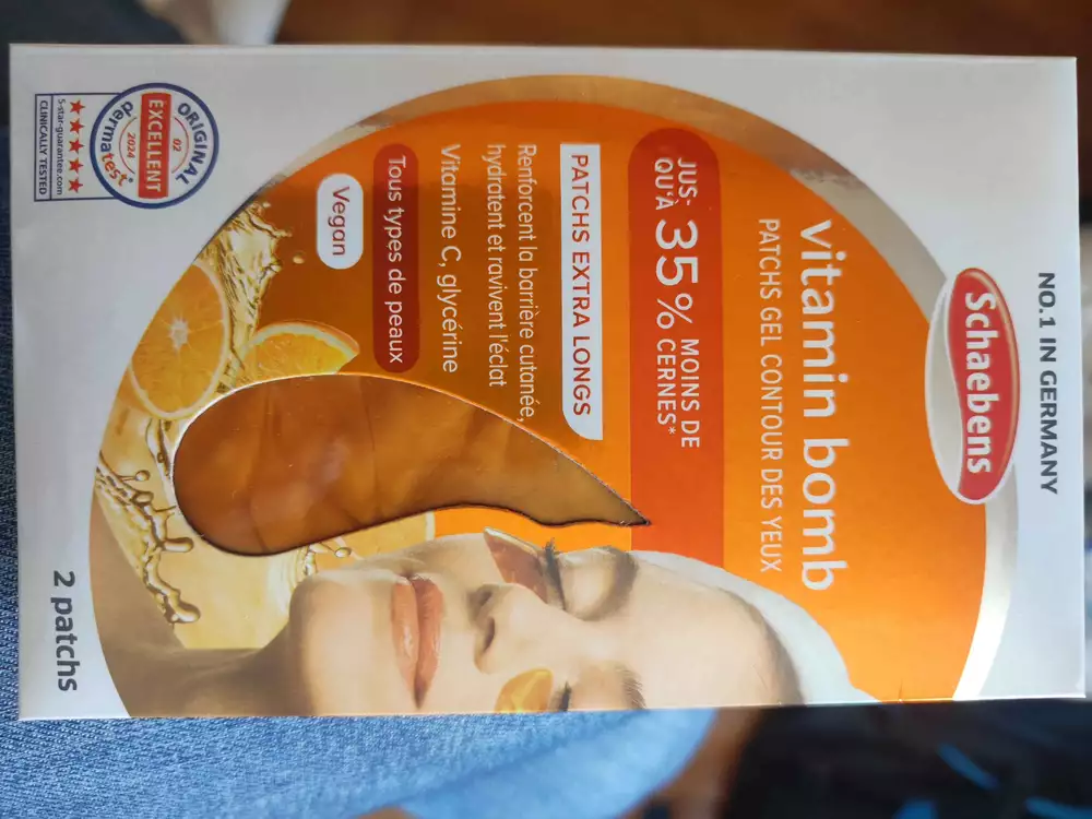 SCHAEBENS - Vitamin bomb - Patchs gel contour des yeux