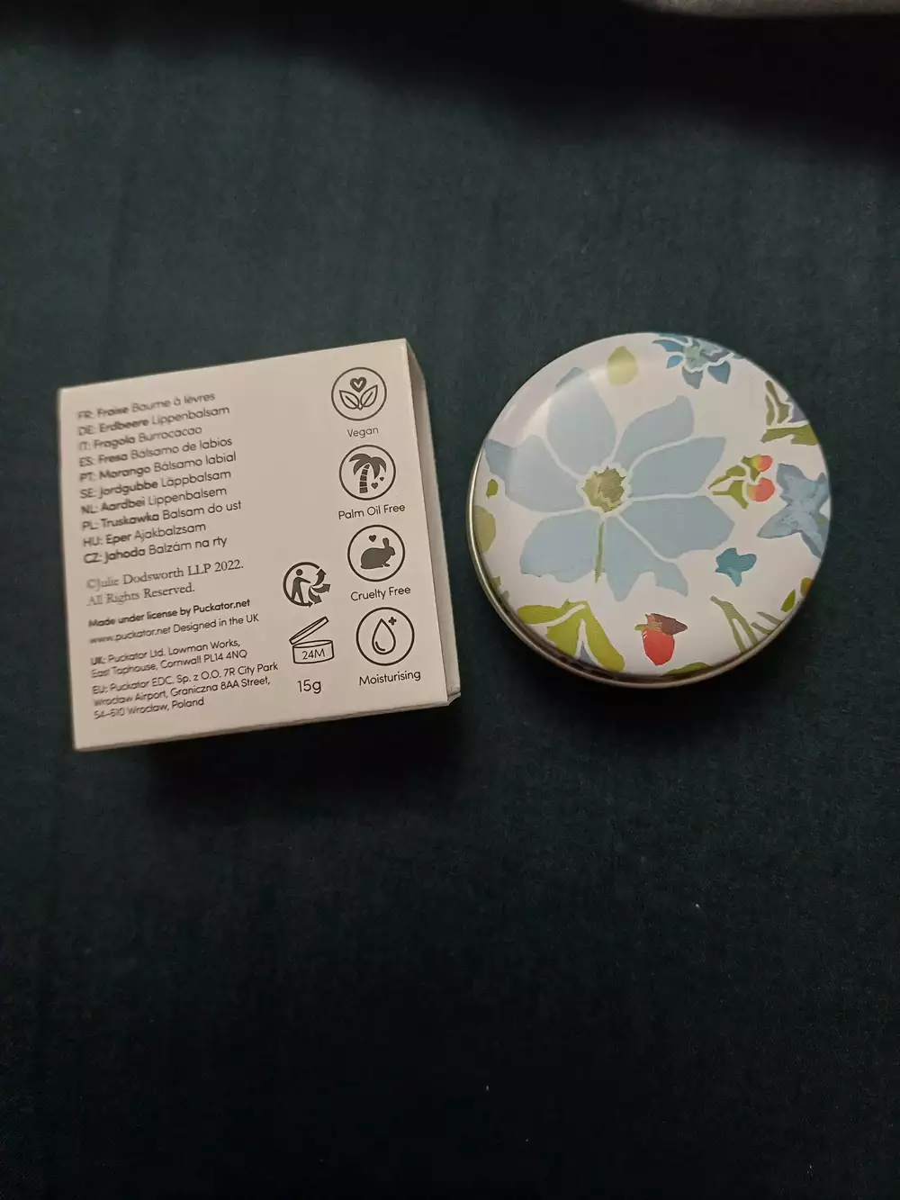 JULIE DODSWORTH - Strawberry - Lip balm