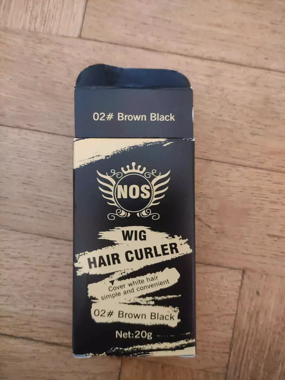 NOS -  Wig hair curler 02 brown black