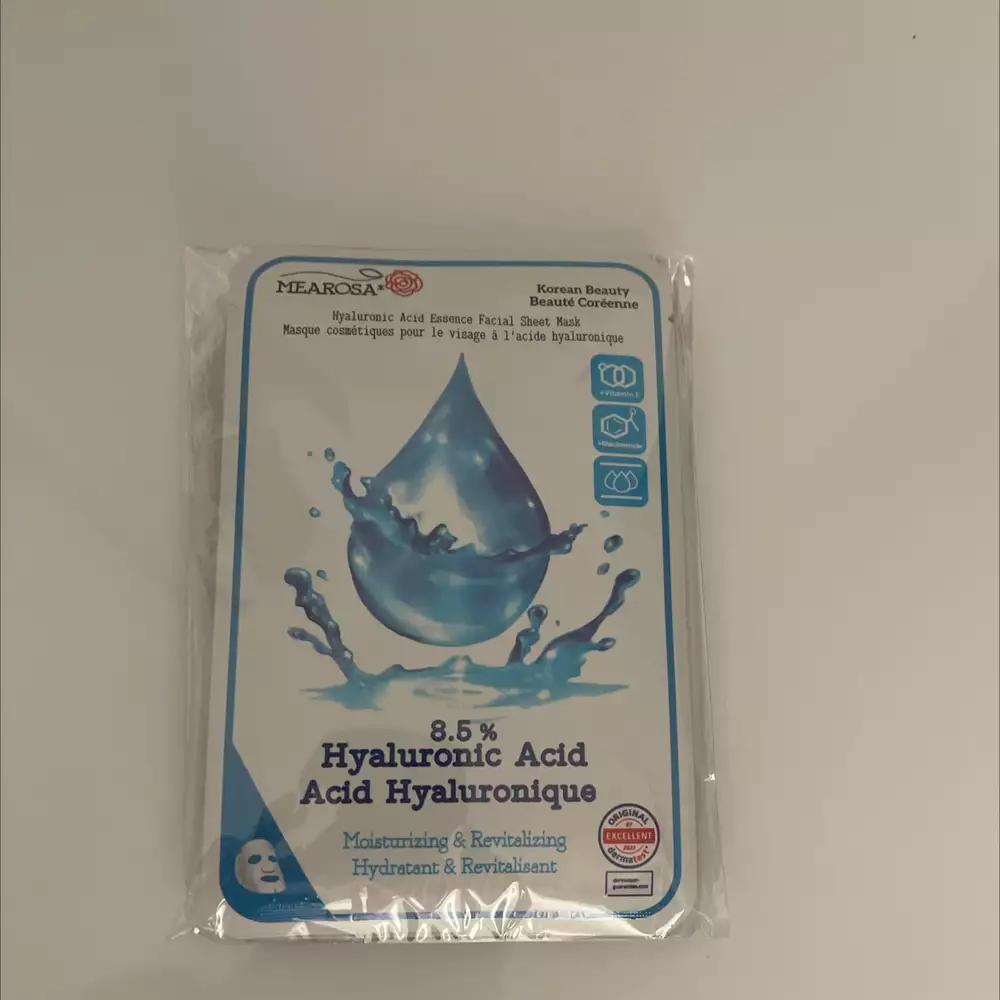 MEAROSA - Acid hyalurolique - Masque pour le visage