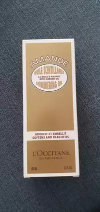 L'OCCITANE - Amande - Huile scintillante