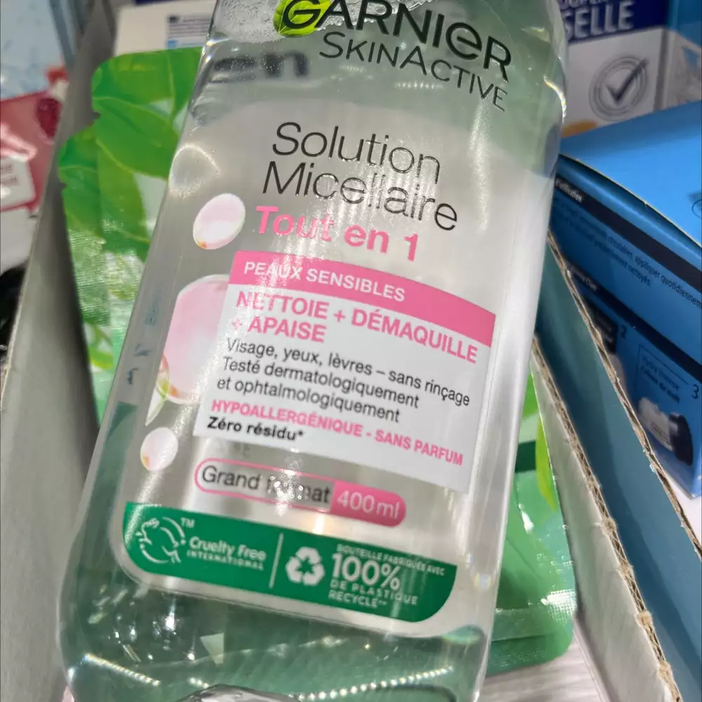 GARNIER - Peaux sensibles - Solution micellaire tout en 1