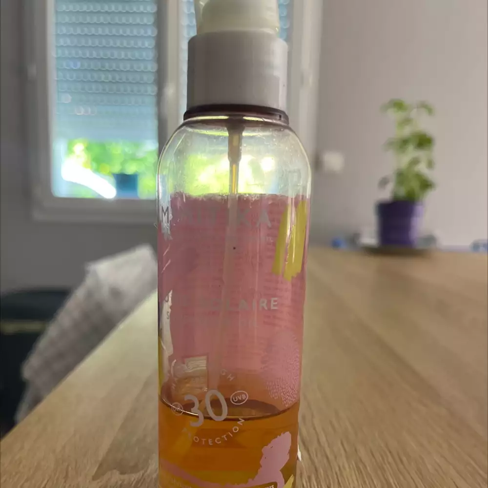 MIMITIKA - Huile solaire SPF 30