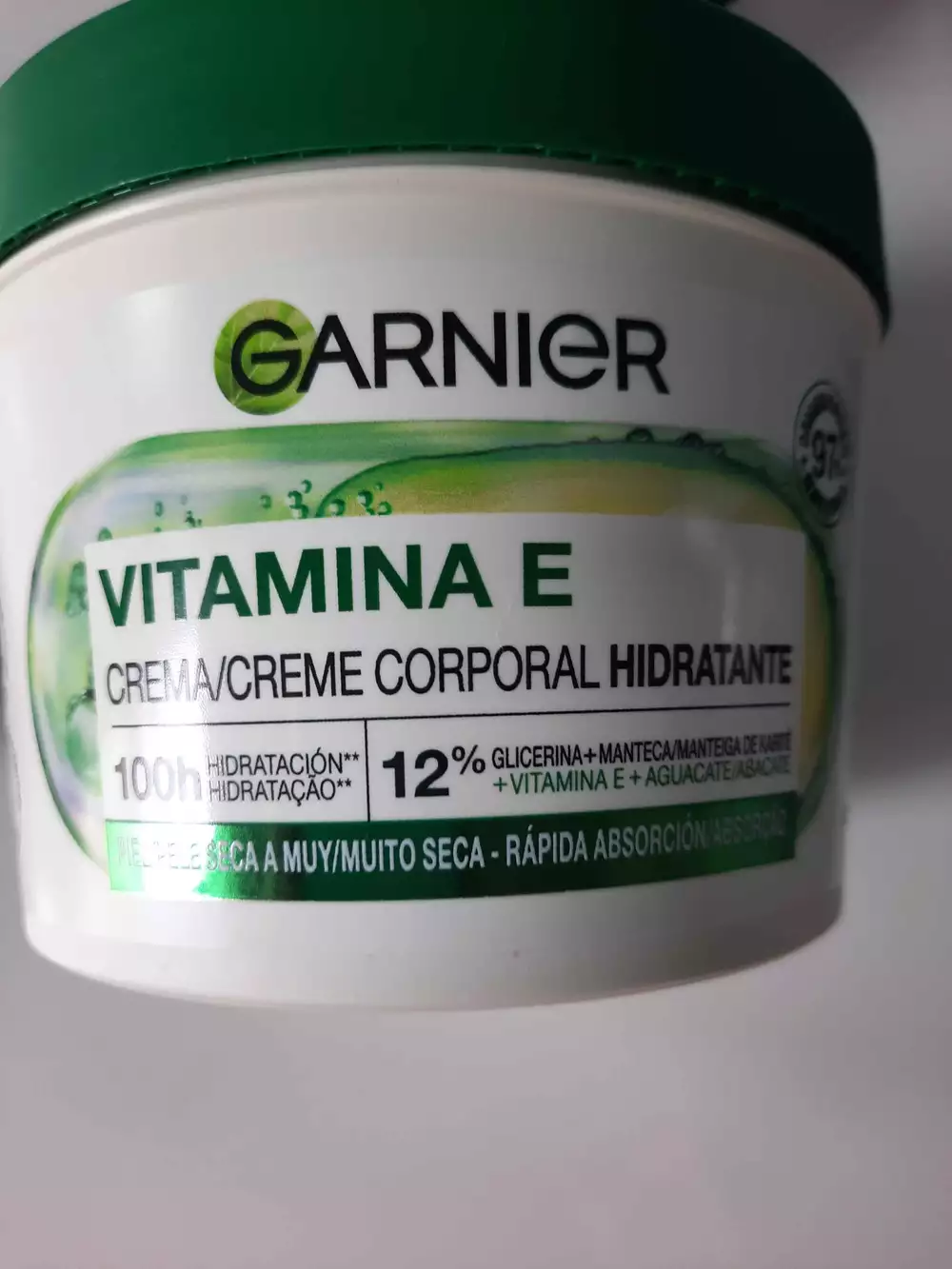 GARNIER - Vitamina E - Creme corporal hidratante