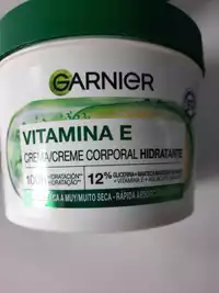 GARNIER - Vitamina E - Creme corporal hidratante