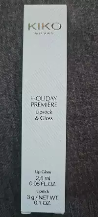 KIKO MILANO - Holiday première - Lipstick & gloss