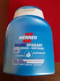 MENNEN - Baume apaisant après-rasage + soin visage