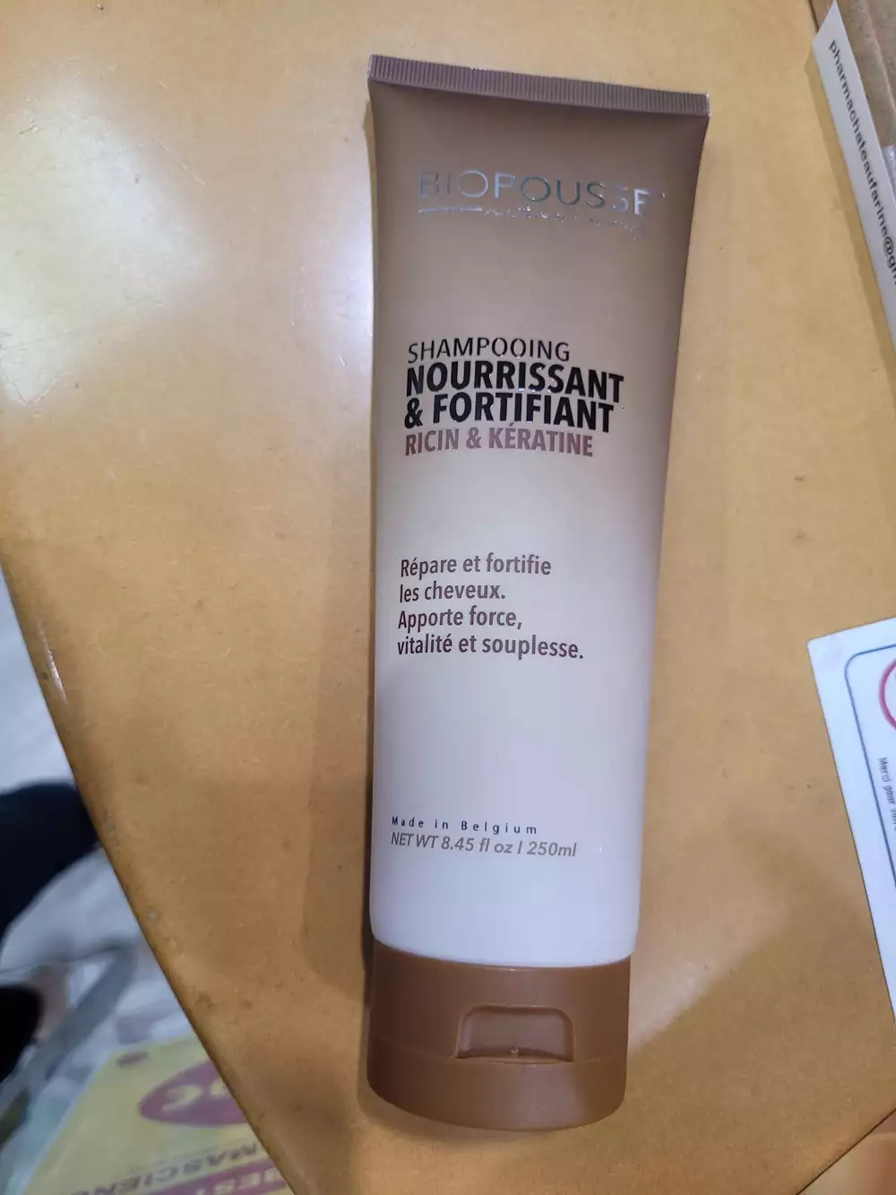 BIOPOUSSE - Ricin & kératine - Shampooing nourrissant & fortifiant