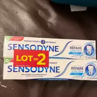SENSODYNE - Dentifrice Réparation et protection menthe