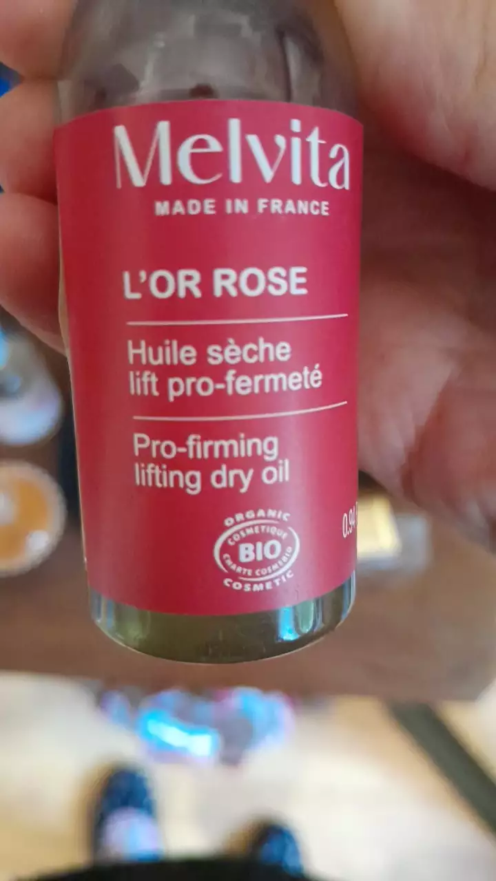 MELVITA - L'or rose - Huile sèche lift pro-fermeté