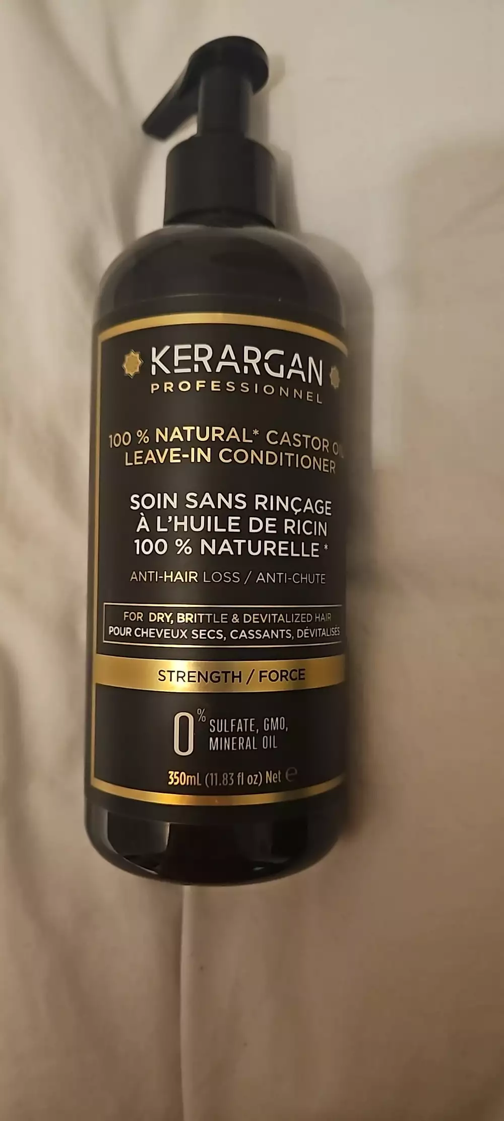 KERARGAN - 100% Natural castor oil - Leave-in conditoner
