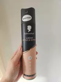SCHWARZKOPF - Laque style et repair avec de l'huile d'argan