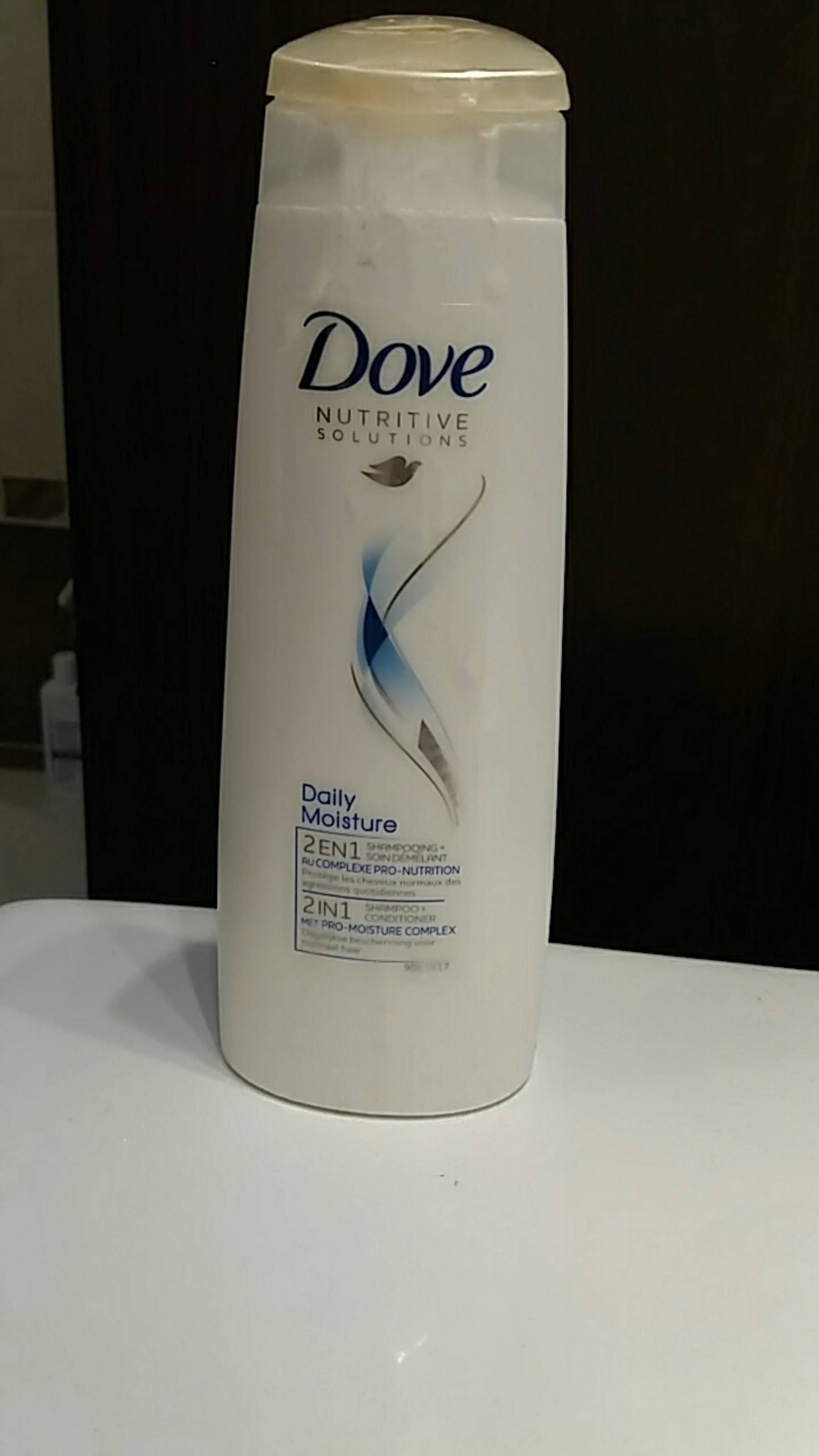 DOVE - Dily moisture - 2 en 1 shampooing