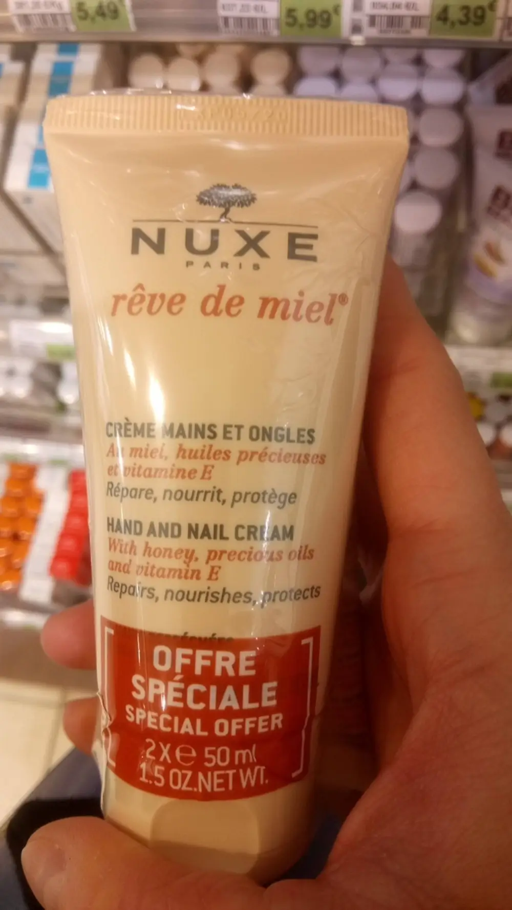 NUXE - Rêve de miel - Crème mains et ongles