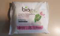 BIOPHA - Nature - Lingettes démaquillantes biodégradable Visage 25 lingettes