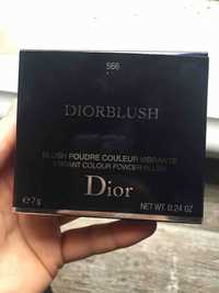 DIOR - Diorblush 566 rouge - Blush poudre couleur vibrante 