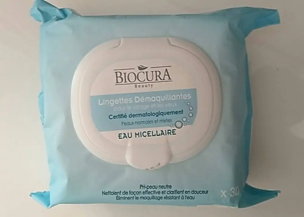 BIOCURA - Lingettes démaquillantes