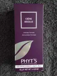 PHYT'S - Crème absolue - Anti-rides fermeté