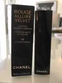 CHANEL - Rouge allure velvet 38 la fascinante