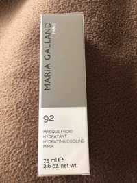 MARIA GALLAND - Masque froid hydratant 92
