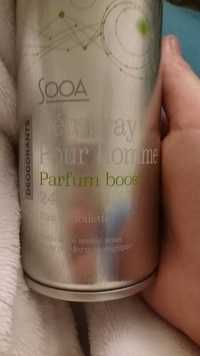 SOOA - Parfum boost - Déospray pour homme
