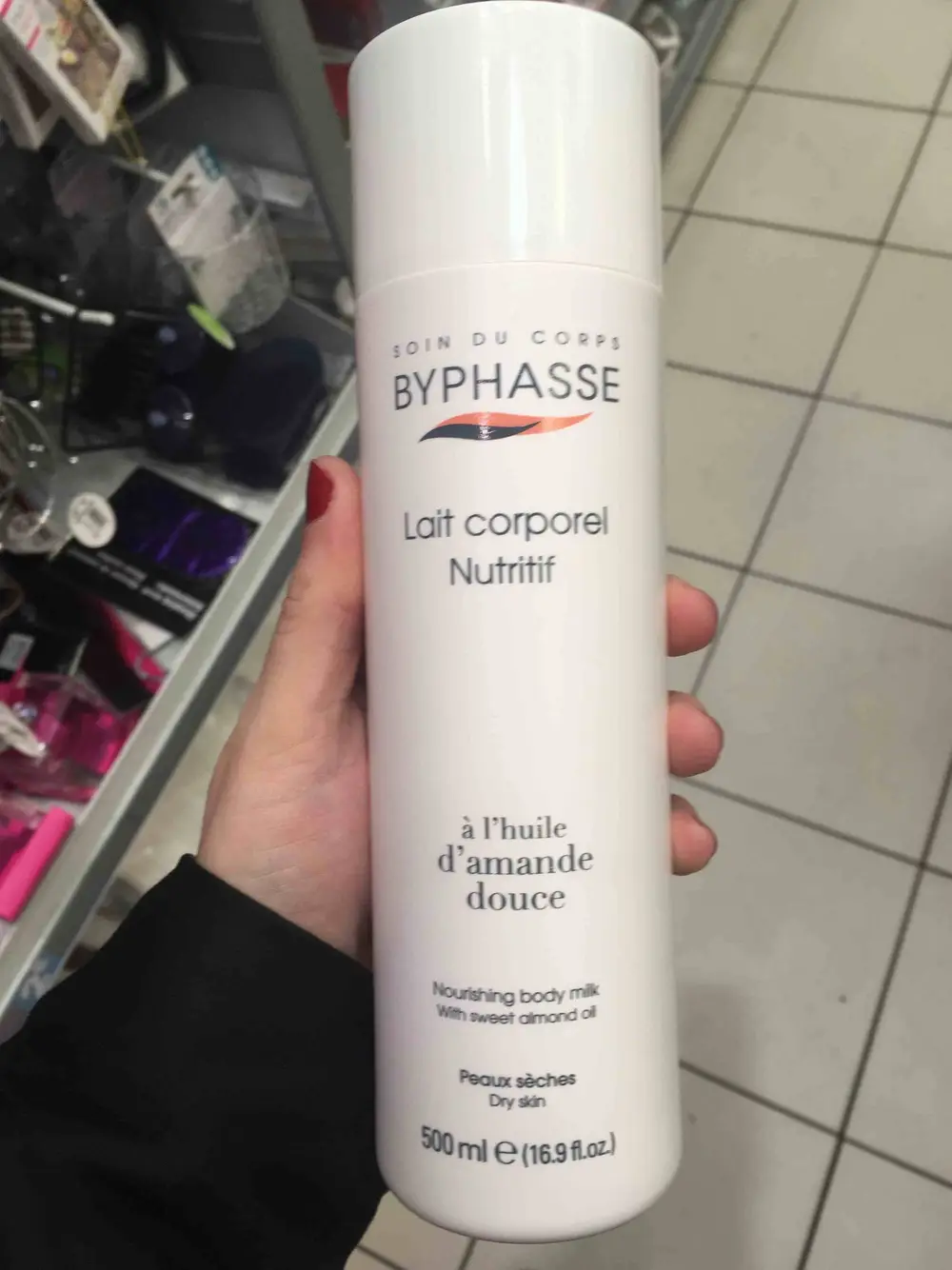 BYPHASSE - Lait corporel nutritif à l'huile d'amande douce