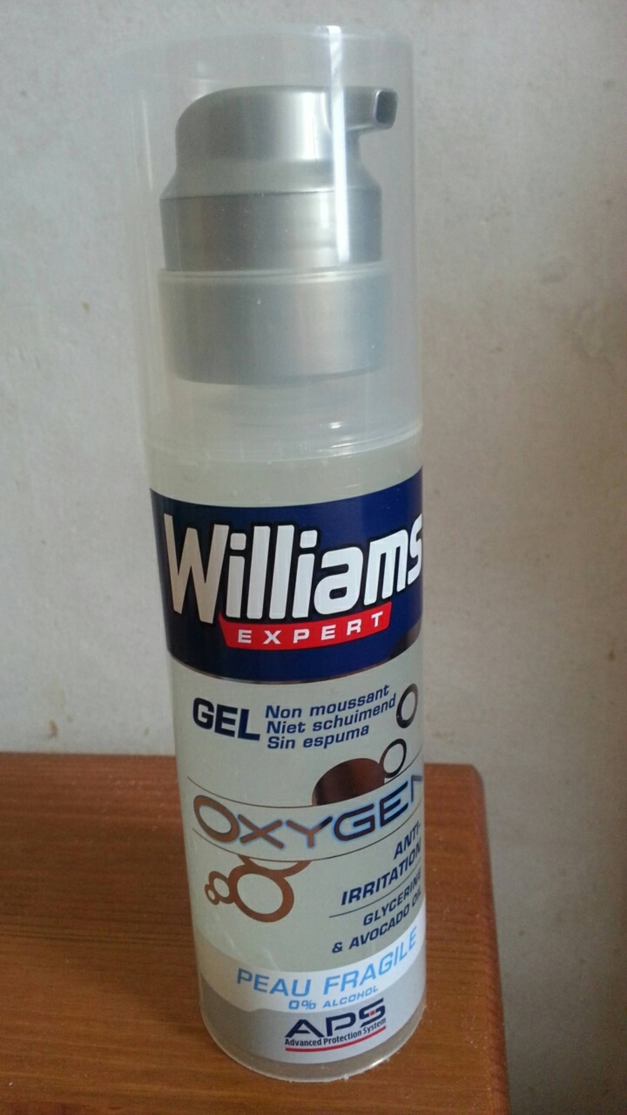 WILLIAMS EXPERT - Oxygen - Gel anti-irritation peau fragile