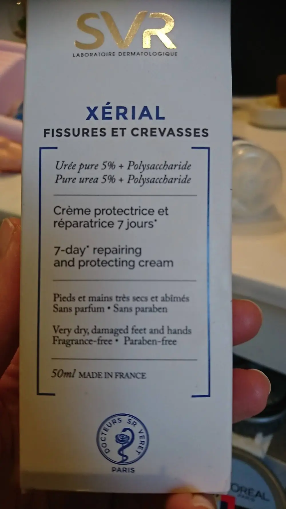 SVR - Xérial fissures et crevasses - Crème protectrice mains et pieds