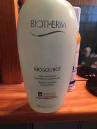 BIOTHERM - Biosource - Lotion tonifiante hydratation instantanée