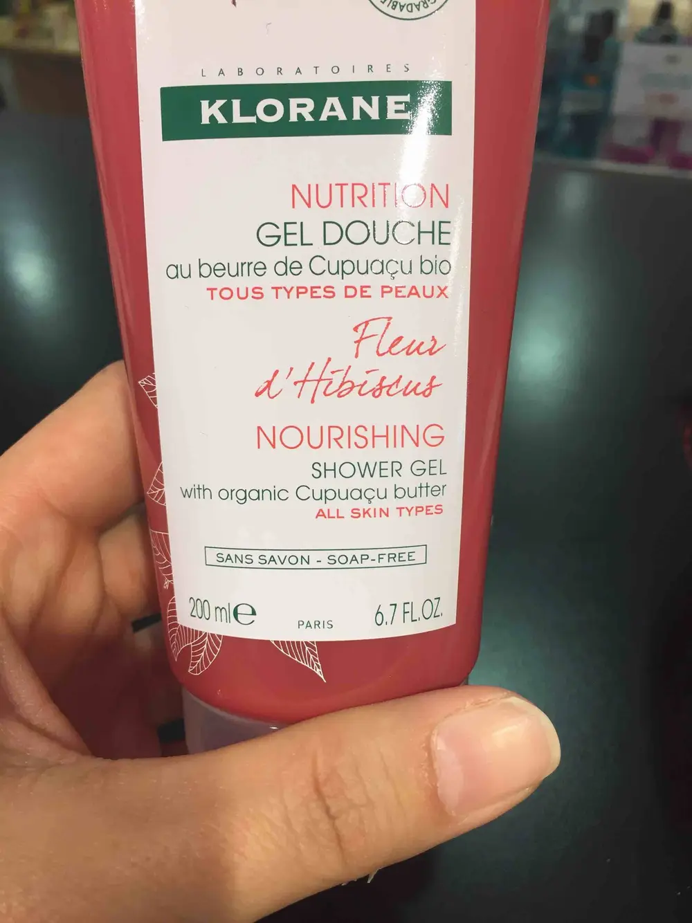 KLORANE - Nutrition - Gel douche fleur d'hibiscus