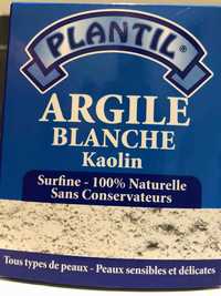PLANTIL - Argile blanche kaolin
