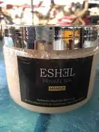 ESHEL - Private Spa mango - Authentiques sels de gommage de la mer morte