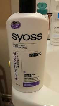 SYOSS - Substance & strength - Kräftigungsspülung