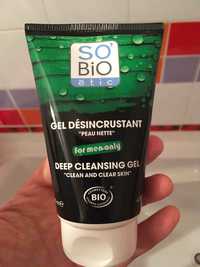 SO'BIO ÉTIC - For men only - Gel désincrustant peau nette