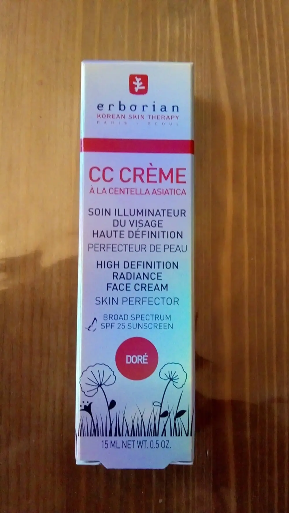 ERBORIAN - CC Crème à la centella asiatica - Soins illuminateur du visage