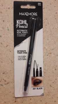 MAX & MORE - Automatic kohl pencil 201 Black