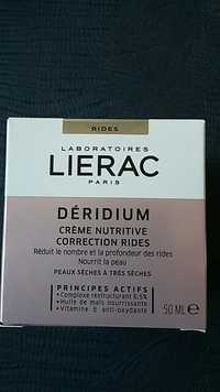 LIÉRAC - Déridium - Crème nutritive correction rides