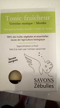 SAVONS ZÉBULLES - Tonic fraîcheur - Shampoing douche enrichi à l'huile de jojoba