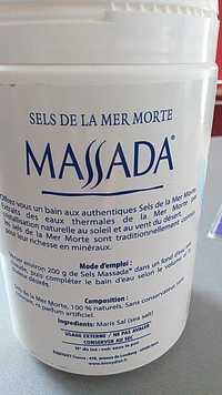MASSADA - Sel actifs minéraux de la mer morte