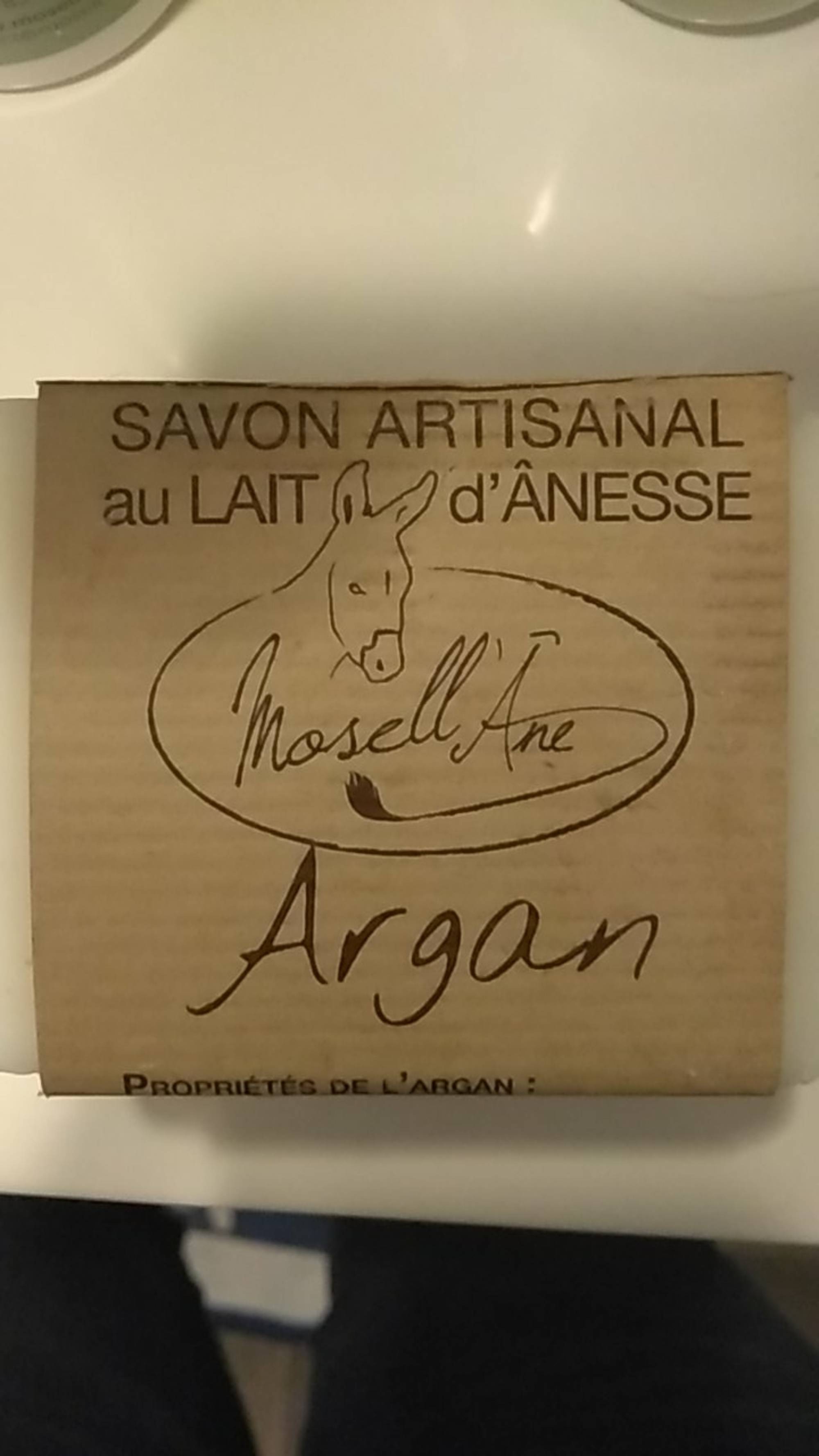 MOSELL'ÂNE - Argan - Savon artisanal au lait d'ânesse