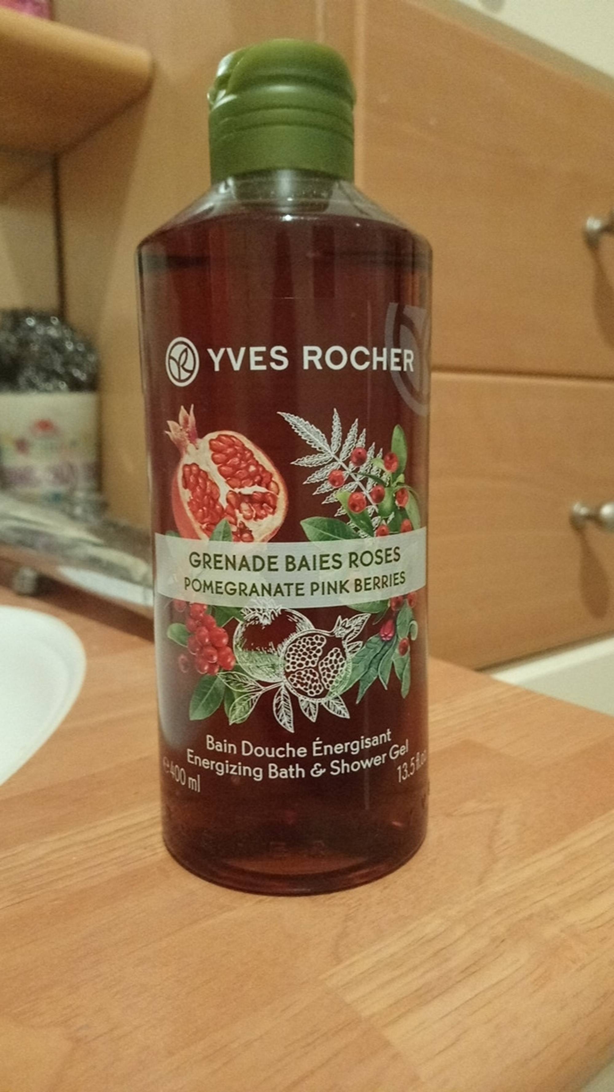YVES ROCHER - Grenade baies roses - Bain douche énergisant