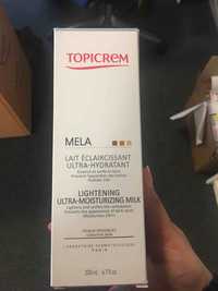 TOPICREM - Mela - Lait éclaircissant ultra-hydratant 
